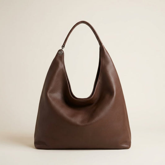 Braune Damen Hobo Bag | ZYVA Luxe Hobo