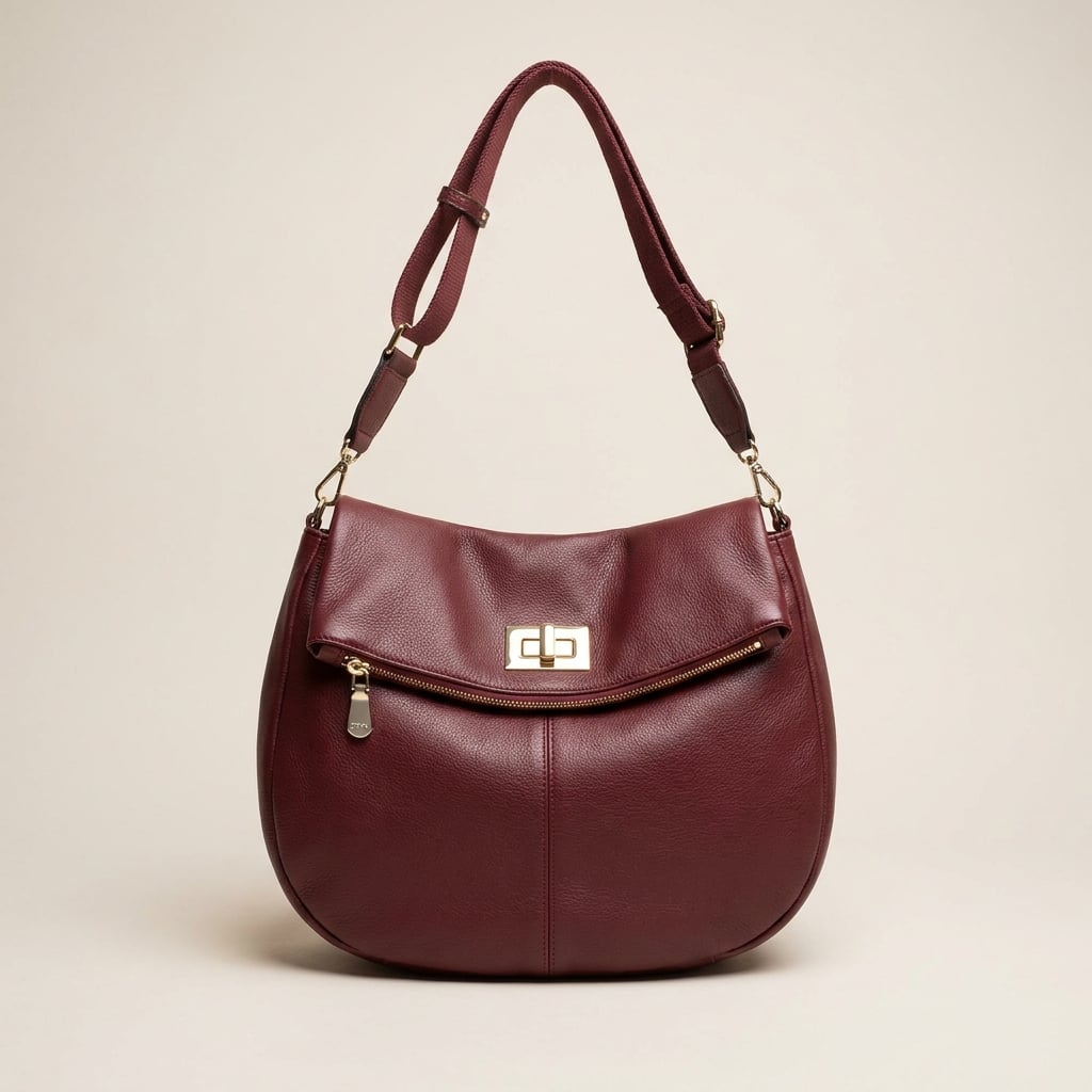Bordeaux Damen Handtasche | ZYVA Signature Bag