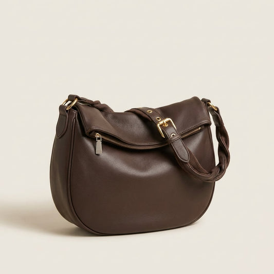 Braune Damen Handtasche | ZYVA Signature Bag