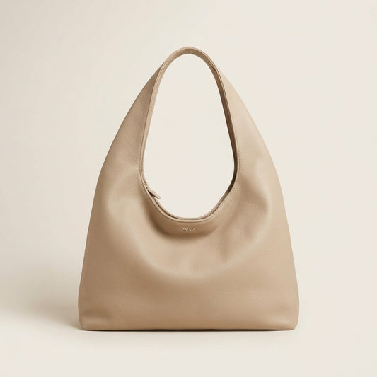 Beige Damen Hobo Bag | ZYVA Luxe Hobo
