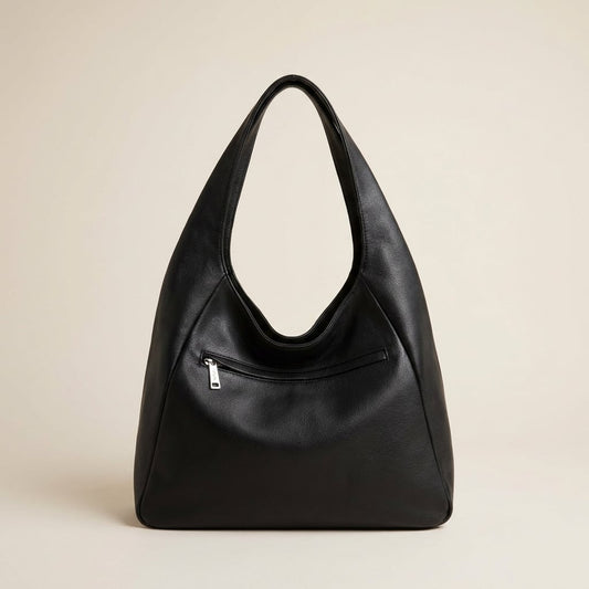 Schwarze Damen Hobo Bag | ZYVA Luxe Hobo