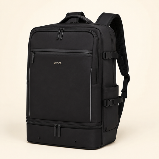 ZYVA Tokyo Pro – Schwarzer XL Schulrucksack – ZYVA Produktbild
