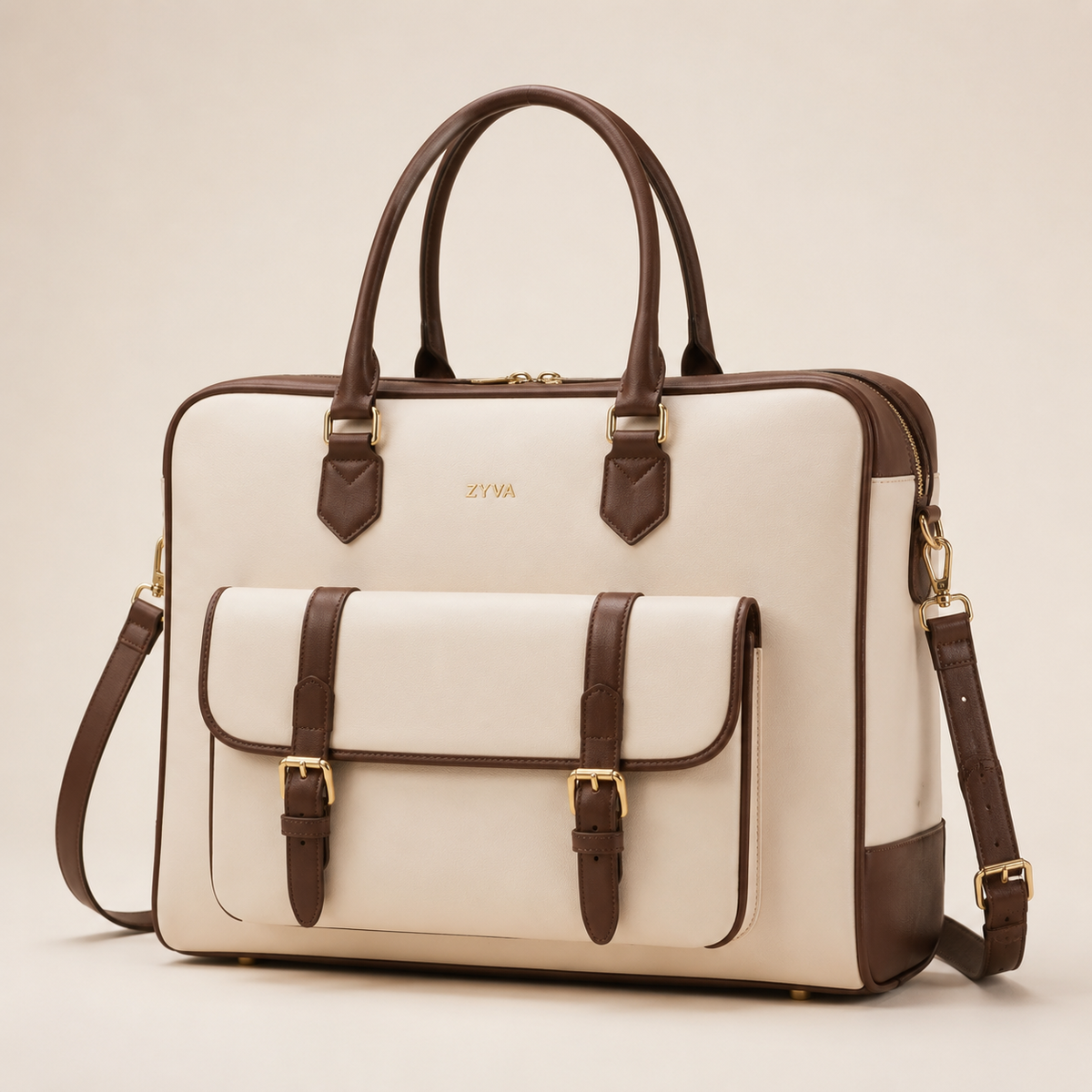 ZYVA Ivory Cocoa – Creme Campus-Tasche – ZYVA Produktbild