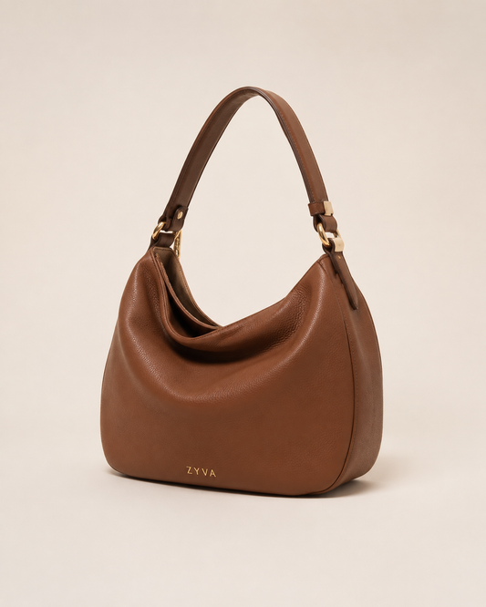ZYVA Caramel Soft Hobo – ZYVA Produktbild