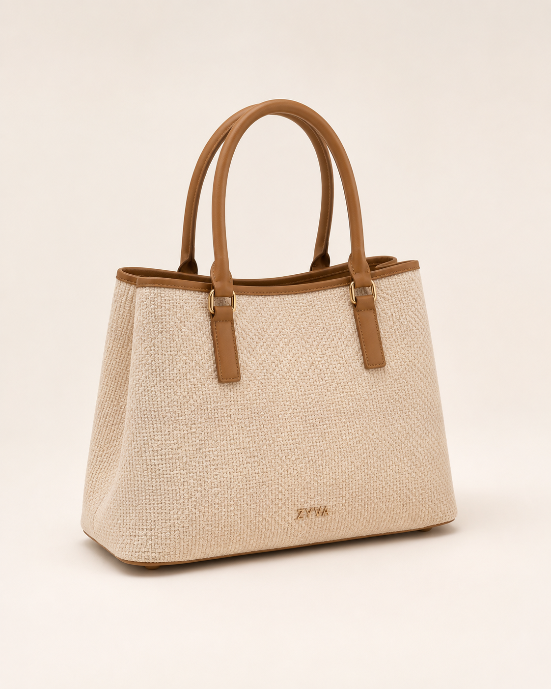 ZYVA Ivory Canvas Tote – ZYVA Produktbild