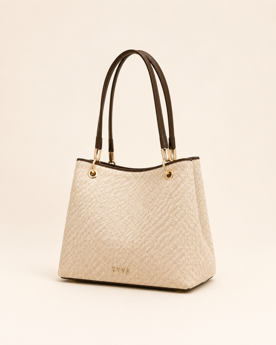 ZYVA Ivory Shoulder Tote – ZYVA Produktbild
