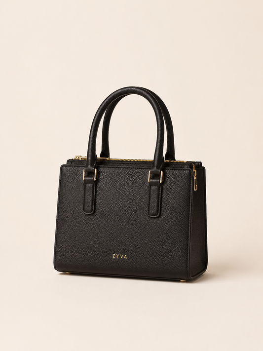 ZYVA Noir Classic Satchel – ZYVA Produktbild
