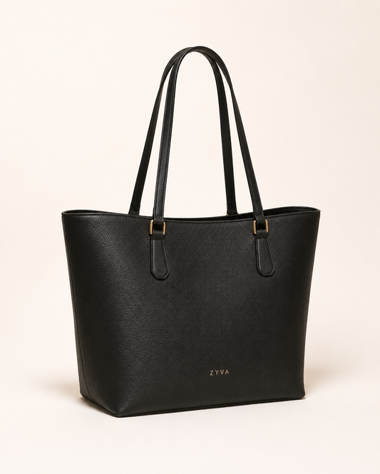 ZYVA Noir Everyday Tote – ZYVA Produktbild