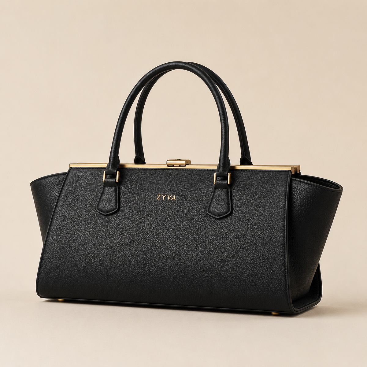 Schwarze Damenhandtasche | ZYVA Noir Wing Bag